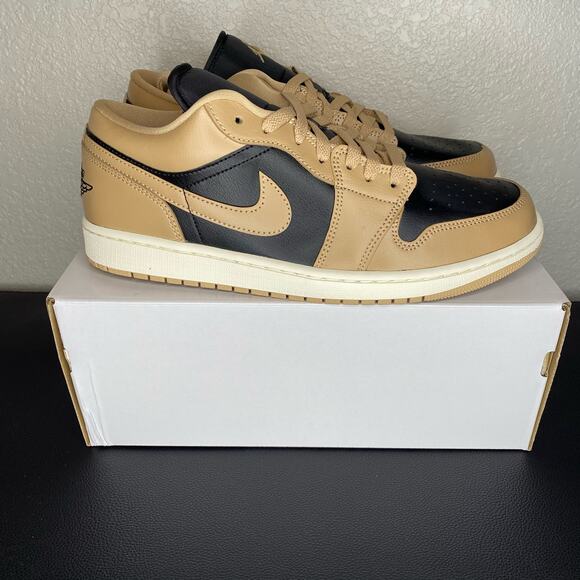 Nike Air Jordan 1 Low Desert Black-Sail DC0774-201 Women’s Size 12 - Picture 4 of 8